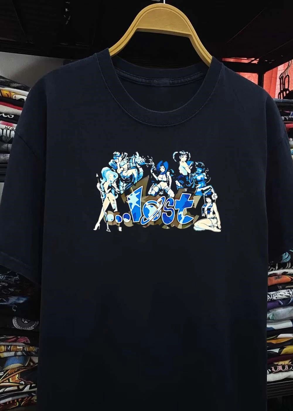 Anime Girls With Weapons and Creatures Lost T-Shirt