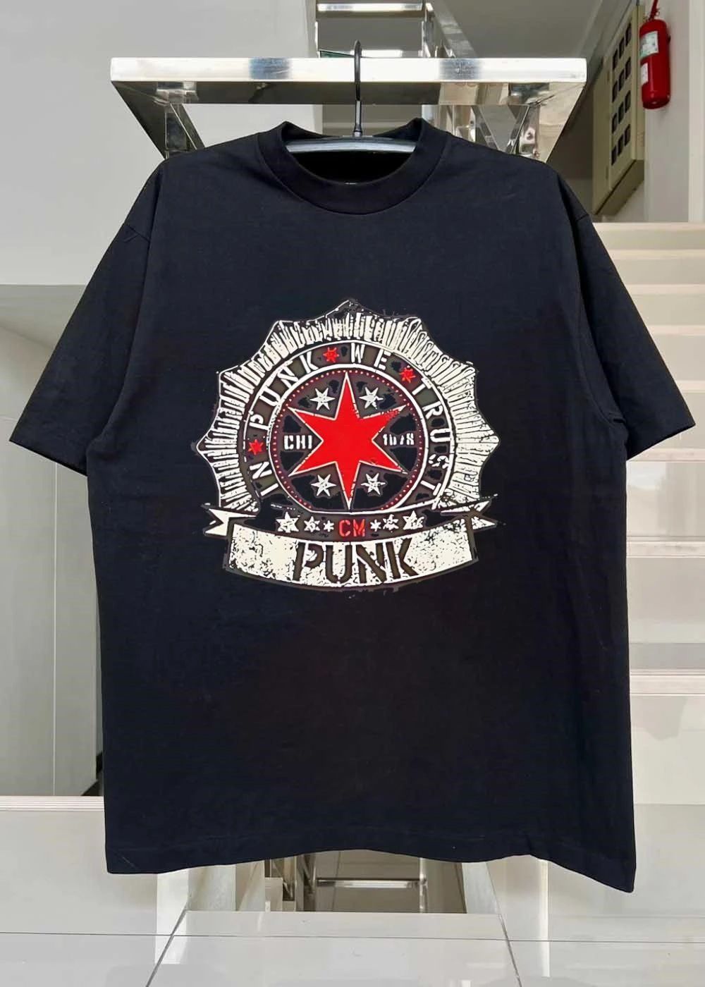 In Punk We Trust CM Punk Star Badge shirt