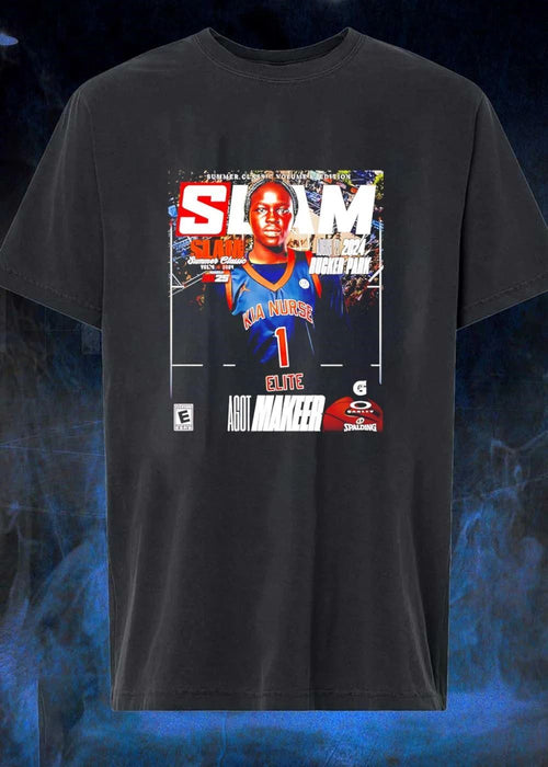 Agot Makeer at the SLAM Summer Classic Volume 6 shirt
