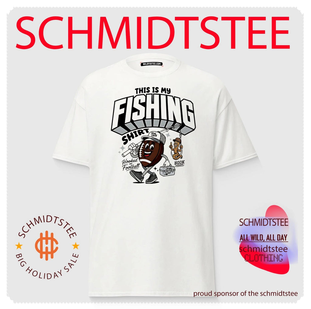 This is my fishing hooked on football shirt