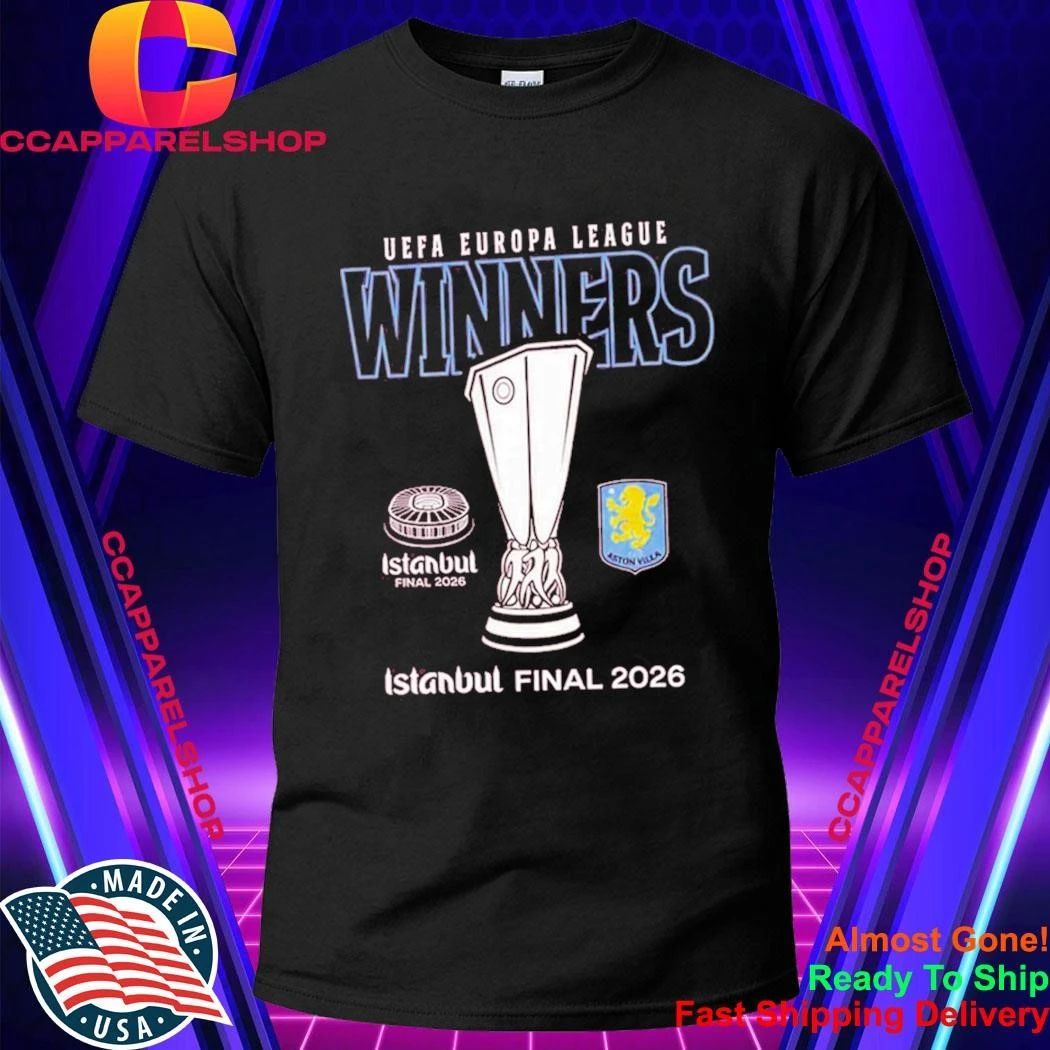 Aston Villa Istanbul 2026 UEL Final Winners Shirt