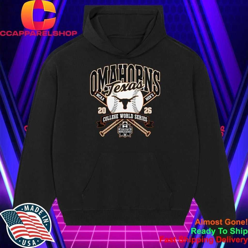 Texas Longhorns 2026 Baseball College World Series Omahorns Shirt