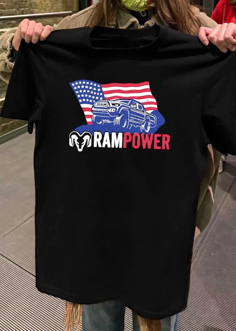 Ram Power USA Flag Men’s T-Shirt