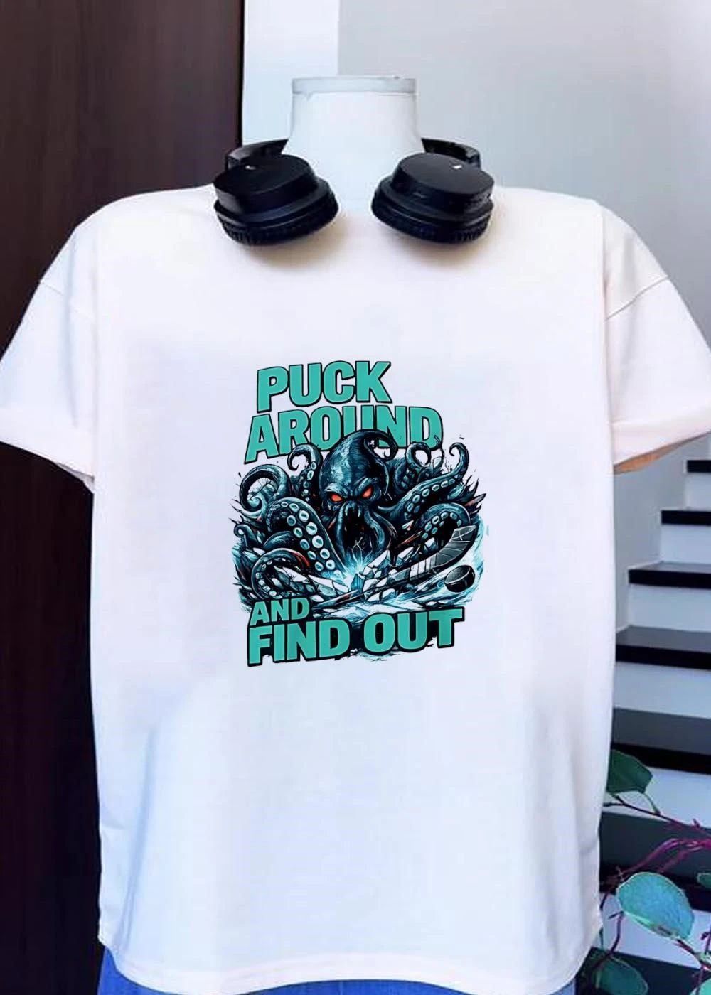Kraken Hockey Apparel Puck Around and Find Out Kraken T-Shirt