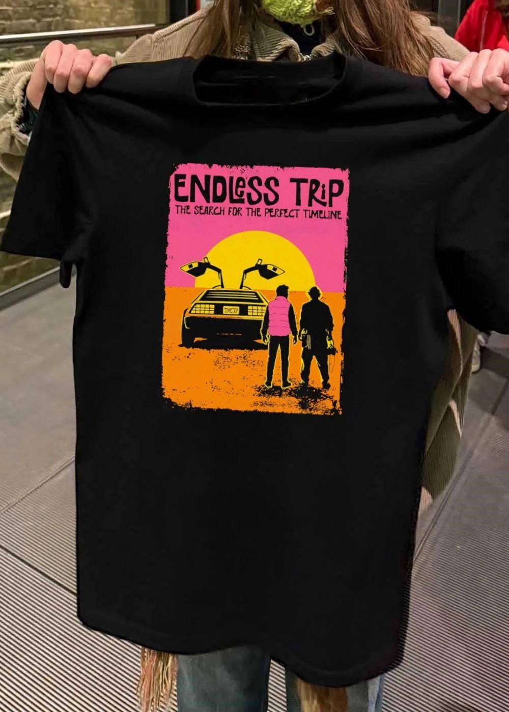 Endless Trip The Search for the Perfect Timeline Time Machine T-Shirt
