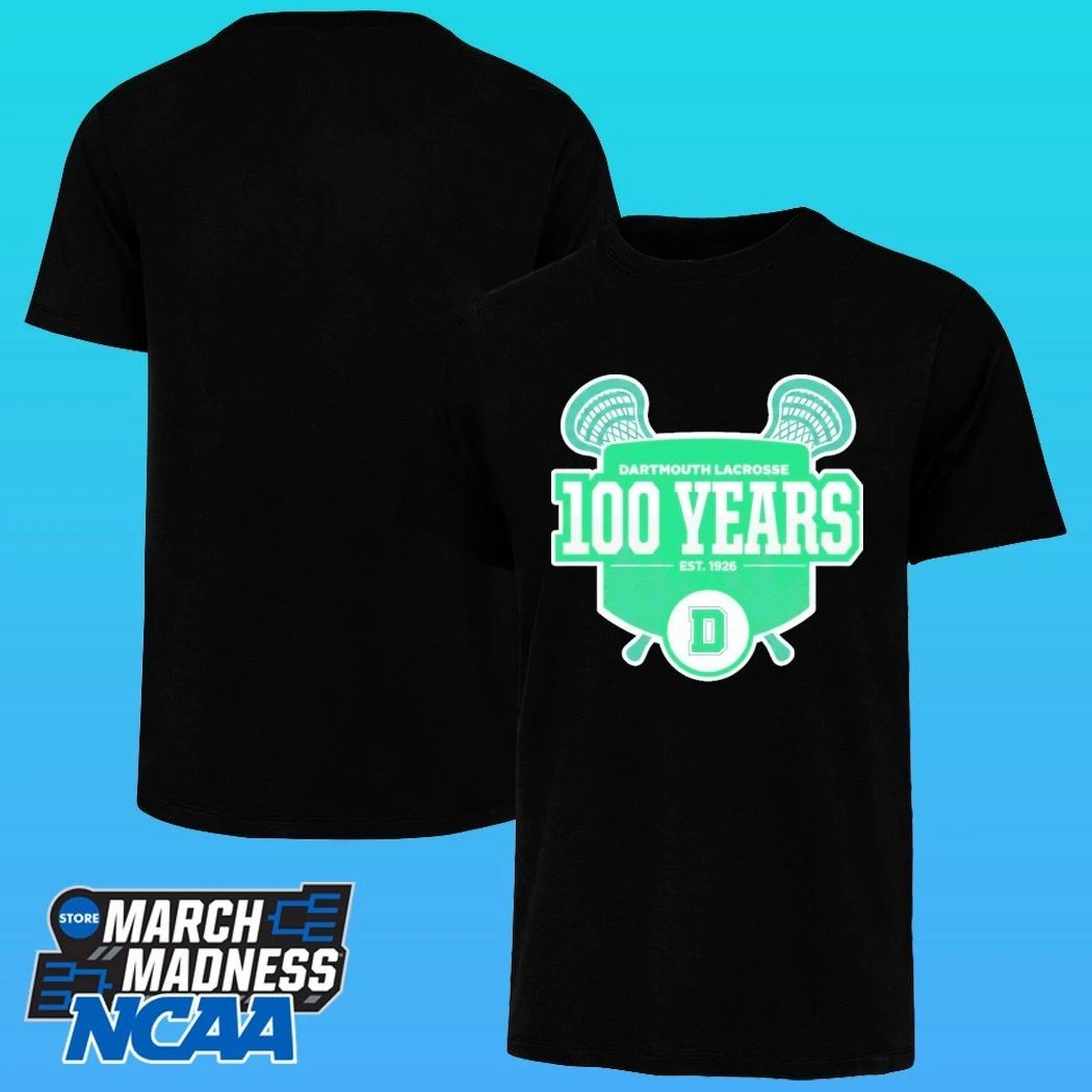 Dartmouth Lacrosse 100 Years Est 1926 Logo Shirt