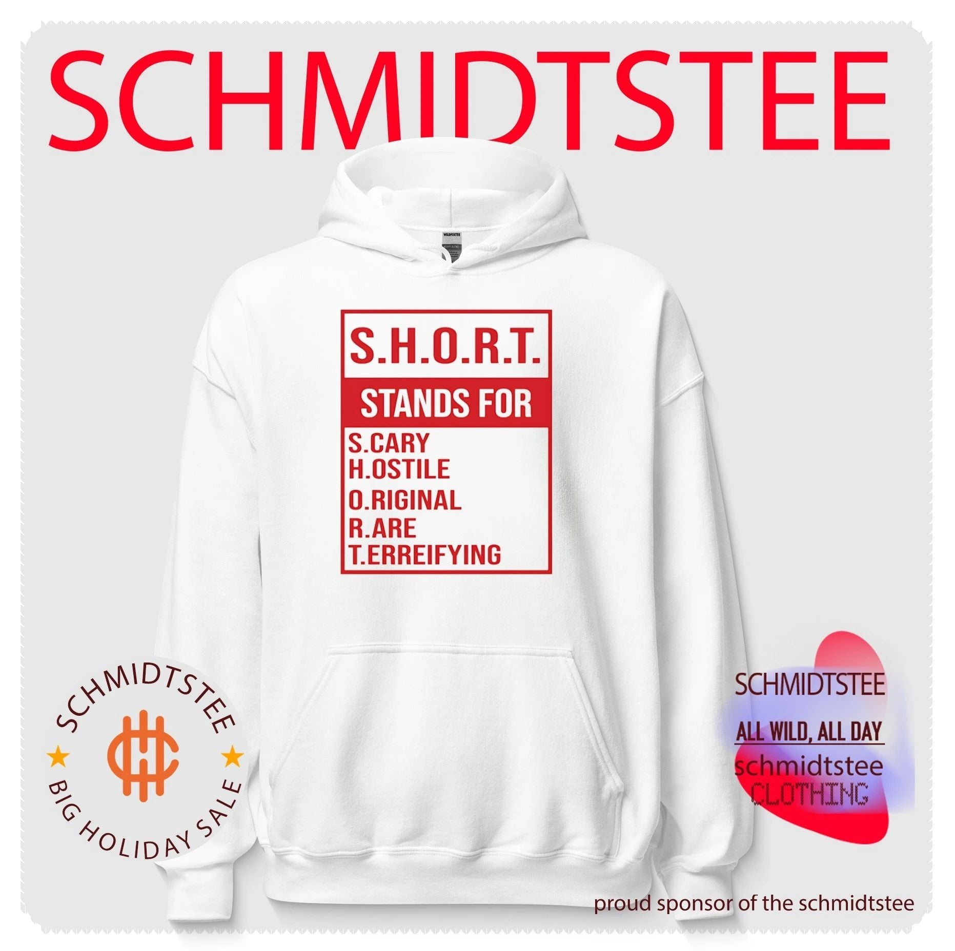 Short Stands for Scary Hostile Original Rare and Terrifying shirt
