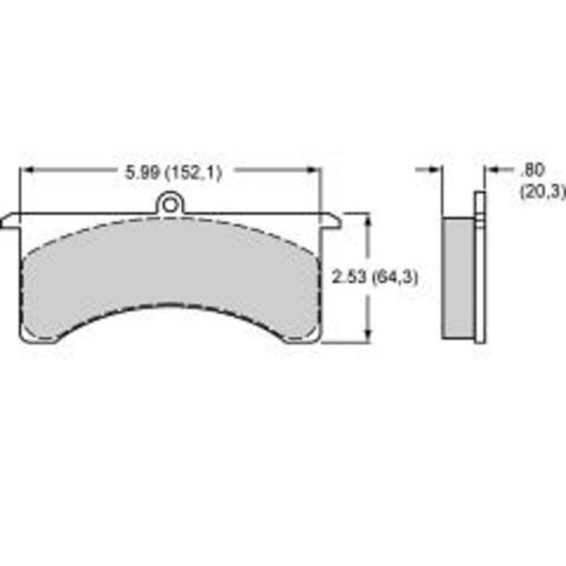 BP-40 Pad Set For GN 6 Piston Caliper