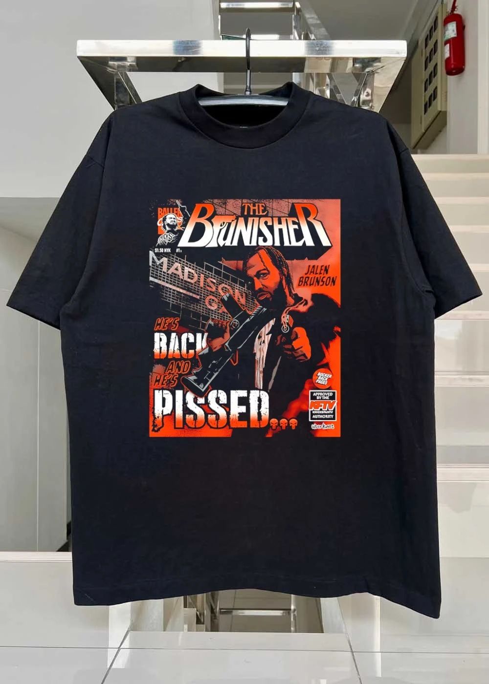 The Brunisher Jalen Brunson He is Back and Pissed Knicks T-Shirt