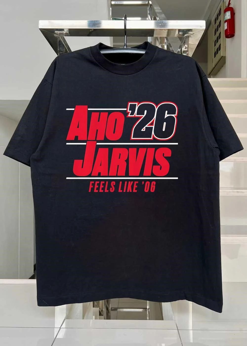 Carolina Hurricanes Aho ’26 Jarvis Feels Like ’06 T-Shirt