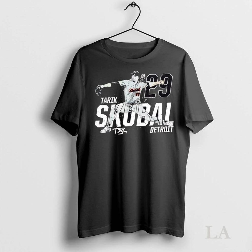 Original Dynamic Pose Tarik Skubal Detroit Baseball Player