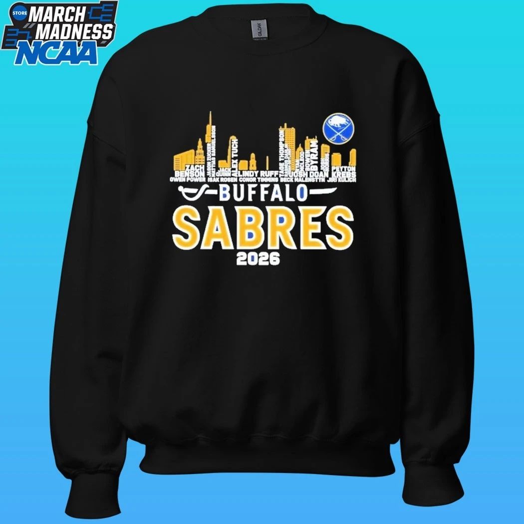 Buffalo Sabres Hockey Skyline City Players Names 2026 Shirt