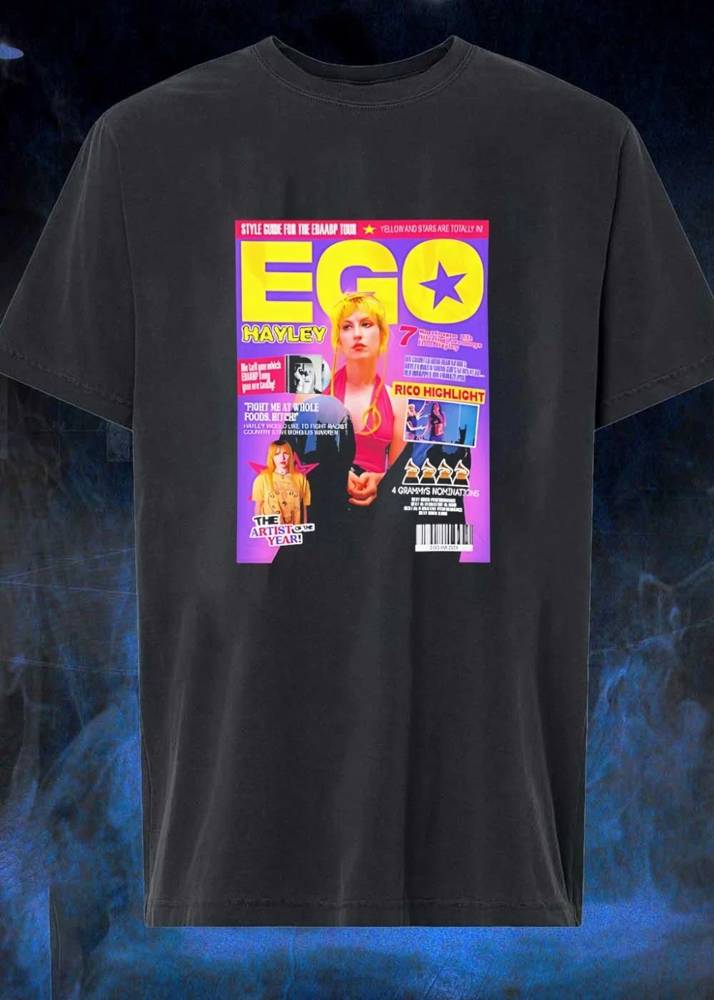Style Guide for the EDAABP Tour Hayley Williams Ego Magazine shirt