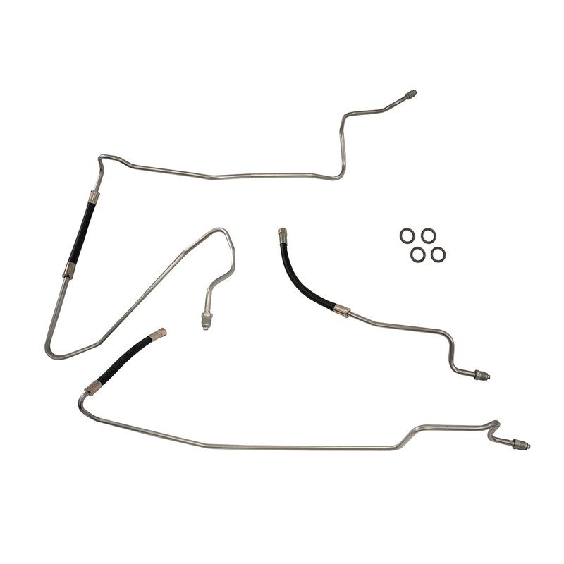 1989-93 Chevrolet/GMC S10/S15 2WD 4.3L V6 FI Std. Cab Longbed 3/8″ Main Fuel Lines 3pc, OE Steel