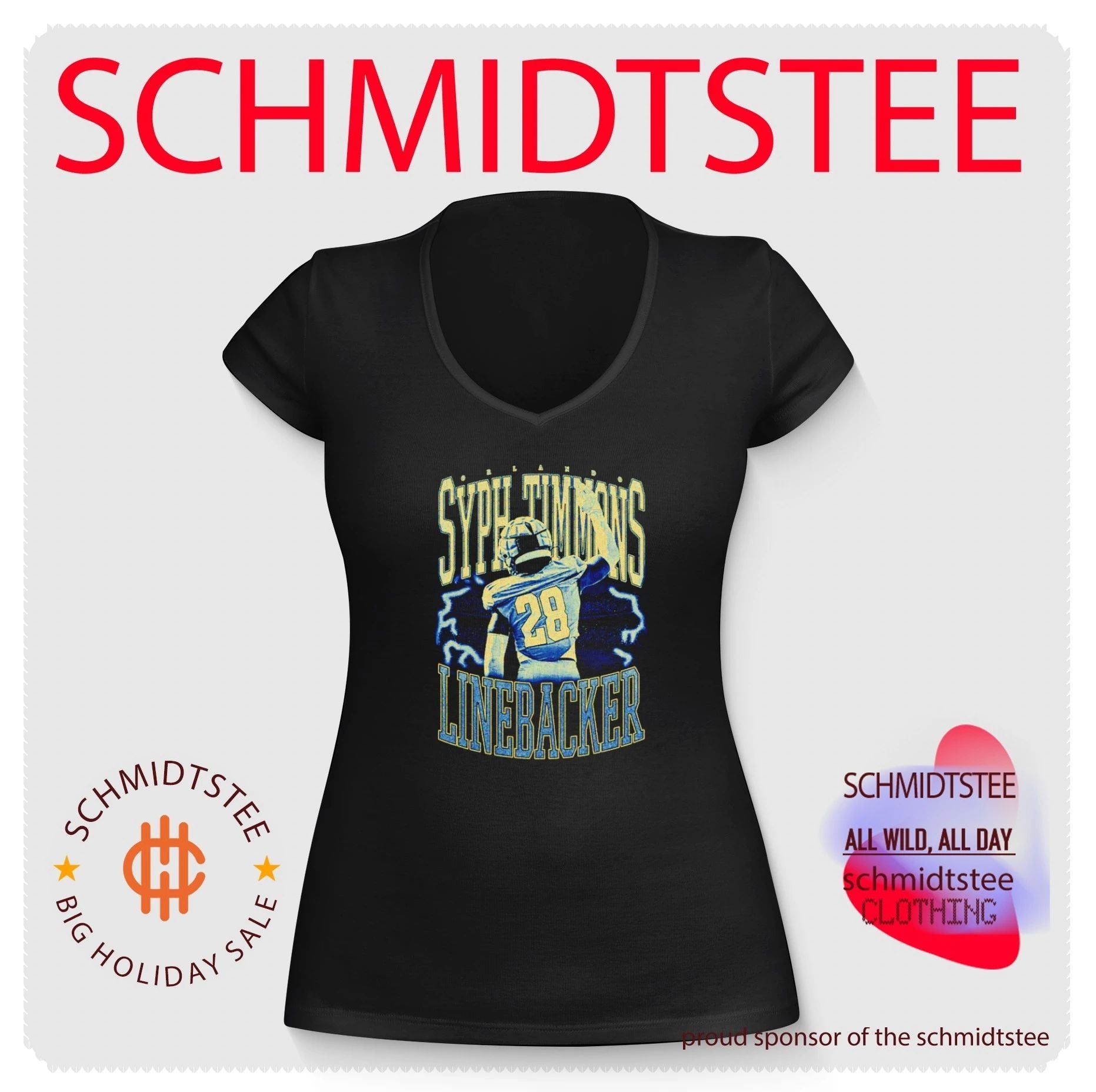 Orlando Syph Timmons Linebacker football shirt