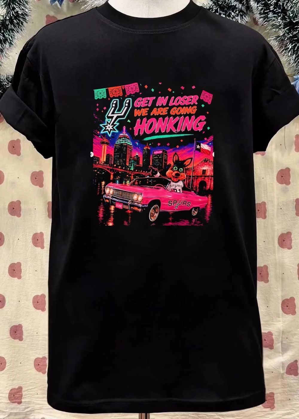 The Coyote San Antonio Spurs Get in Loser We Are Going Honking T-Shirt