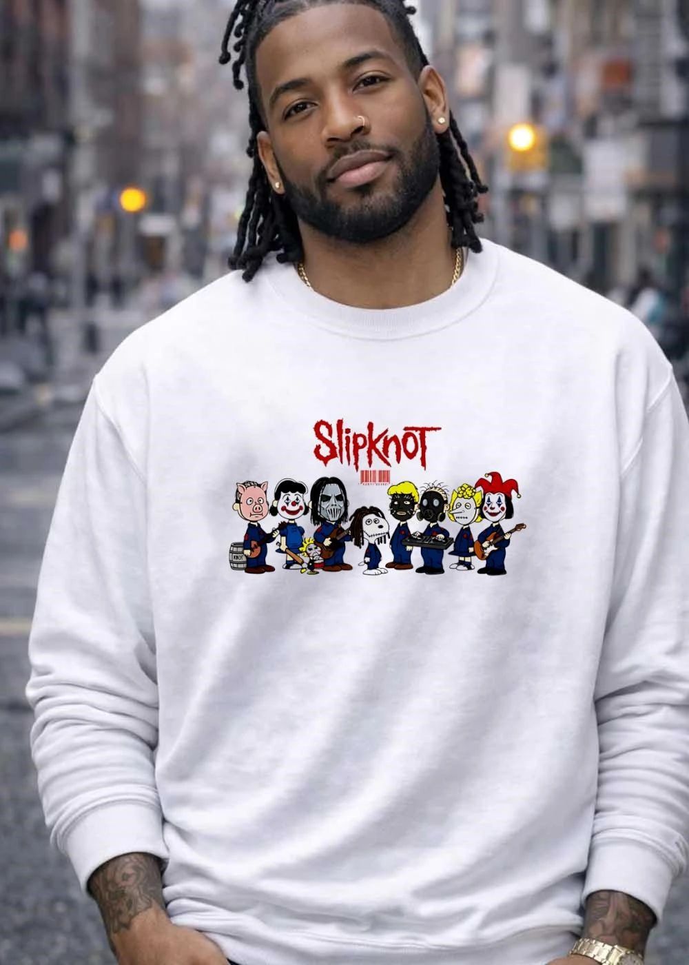 Slipknot Peanuts Characters Mashup Shirt