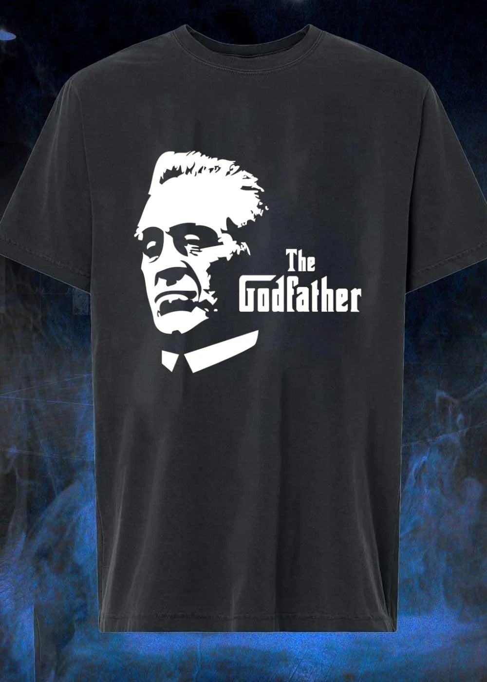 The Godfather Silhouette Black and White Graphic T-Shirt