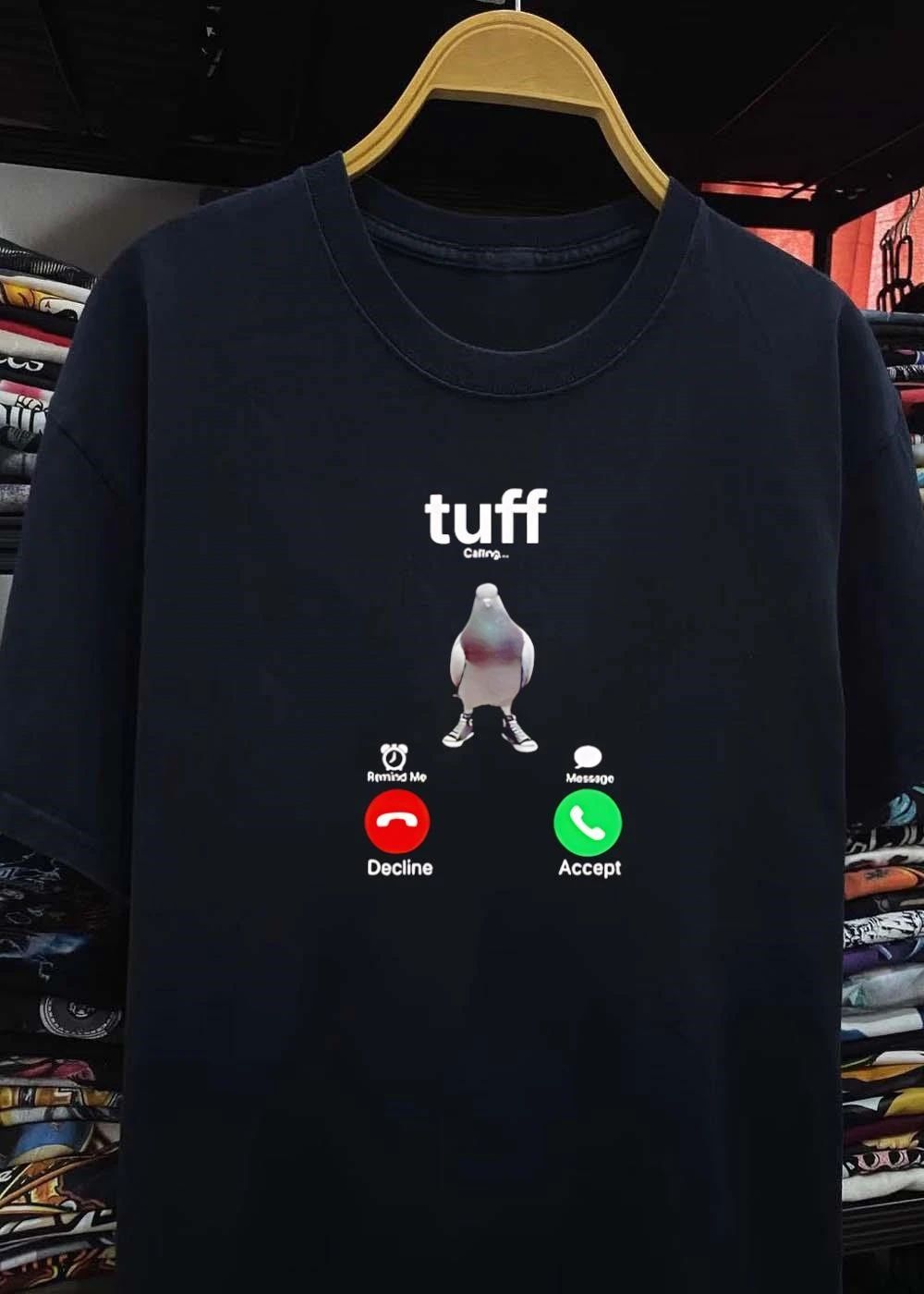Cool Urban Bird Phone Call Screen Tuff T-Shirt