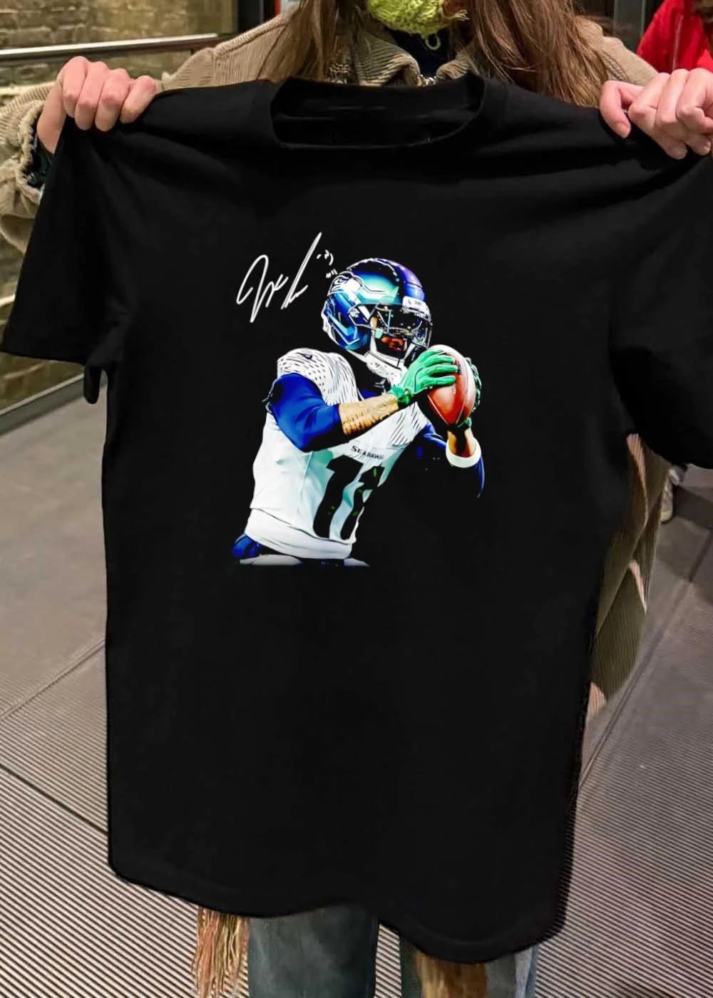 Jaxon Smith-Njigba Catching Football Seahawks T-Shirt