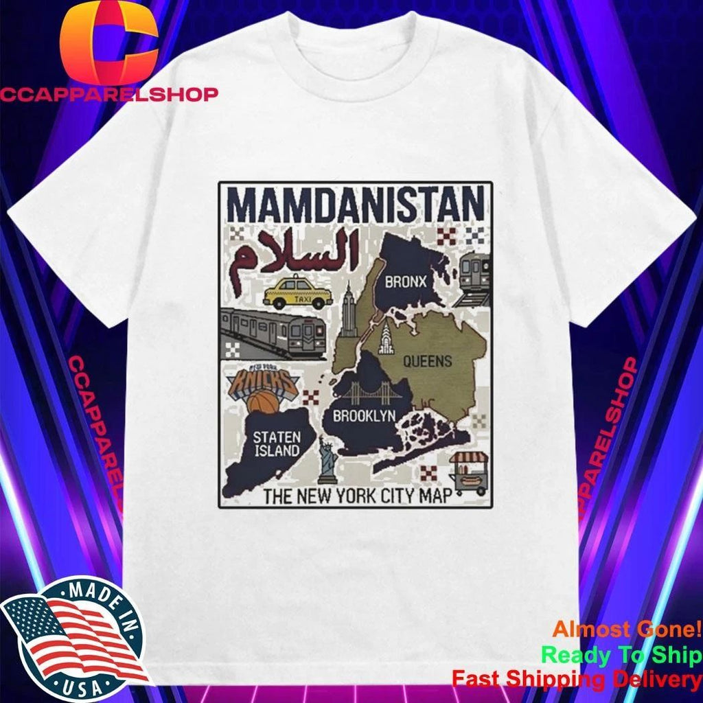 Mamdanistan The New York City Map Shirt