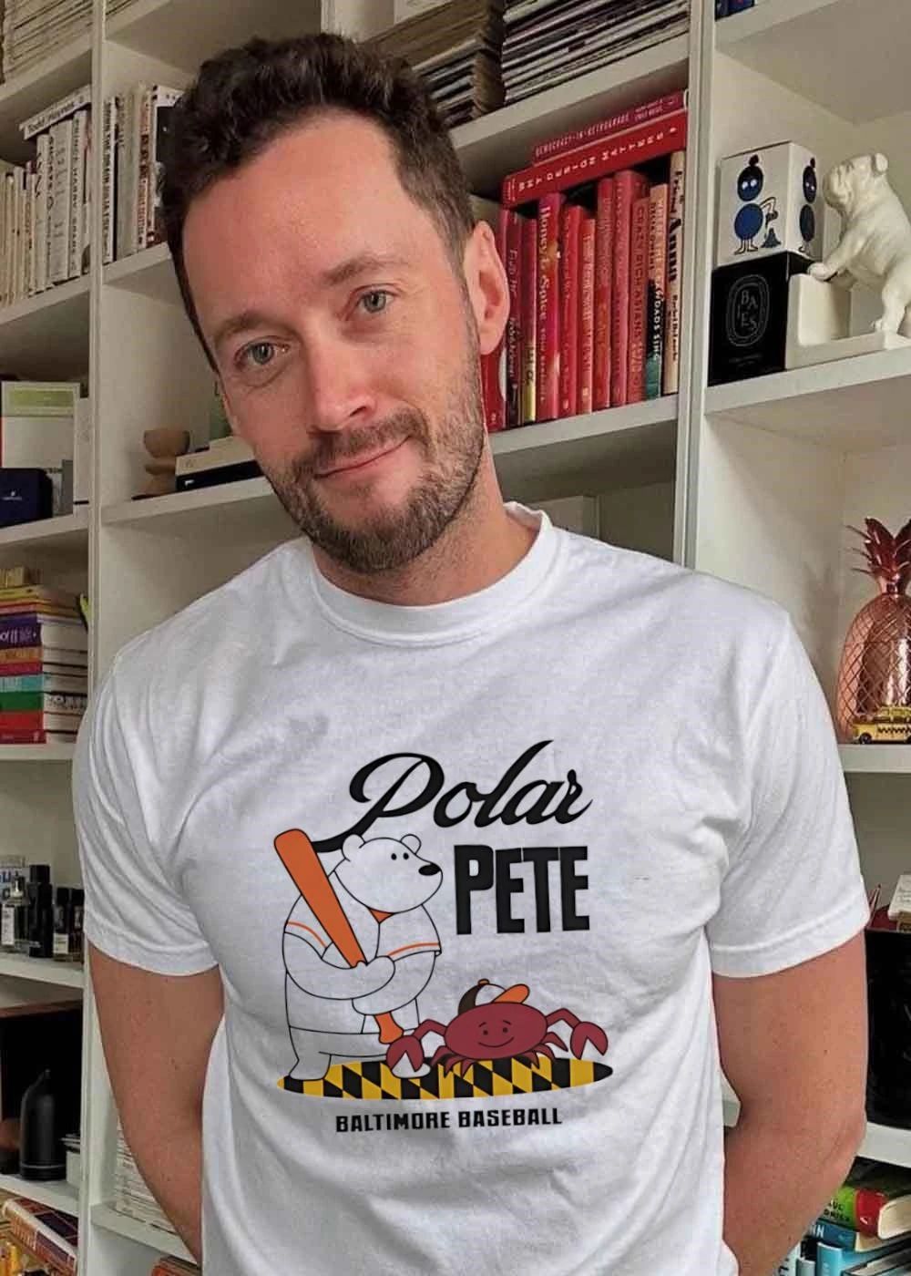Polar Pete Baltimore Orioles baseball MLB Polar Pete Players Baltimore baseball shirt