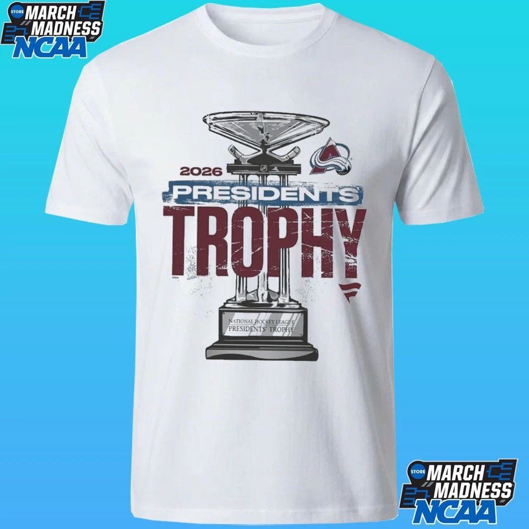 Colorado Avalanche NHL2026 Presidents Trophy Winner Stanley Cup Playoffs 2026 Shirt