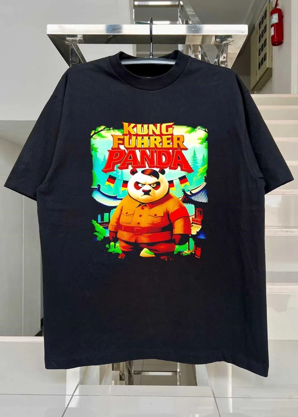 Kung Fuhrer Panda funny shirt