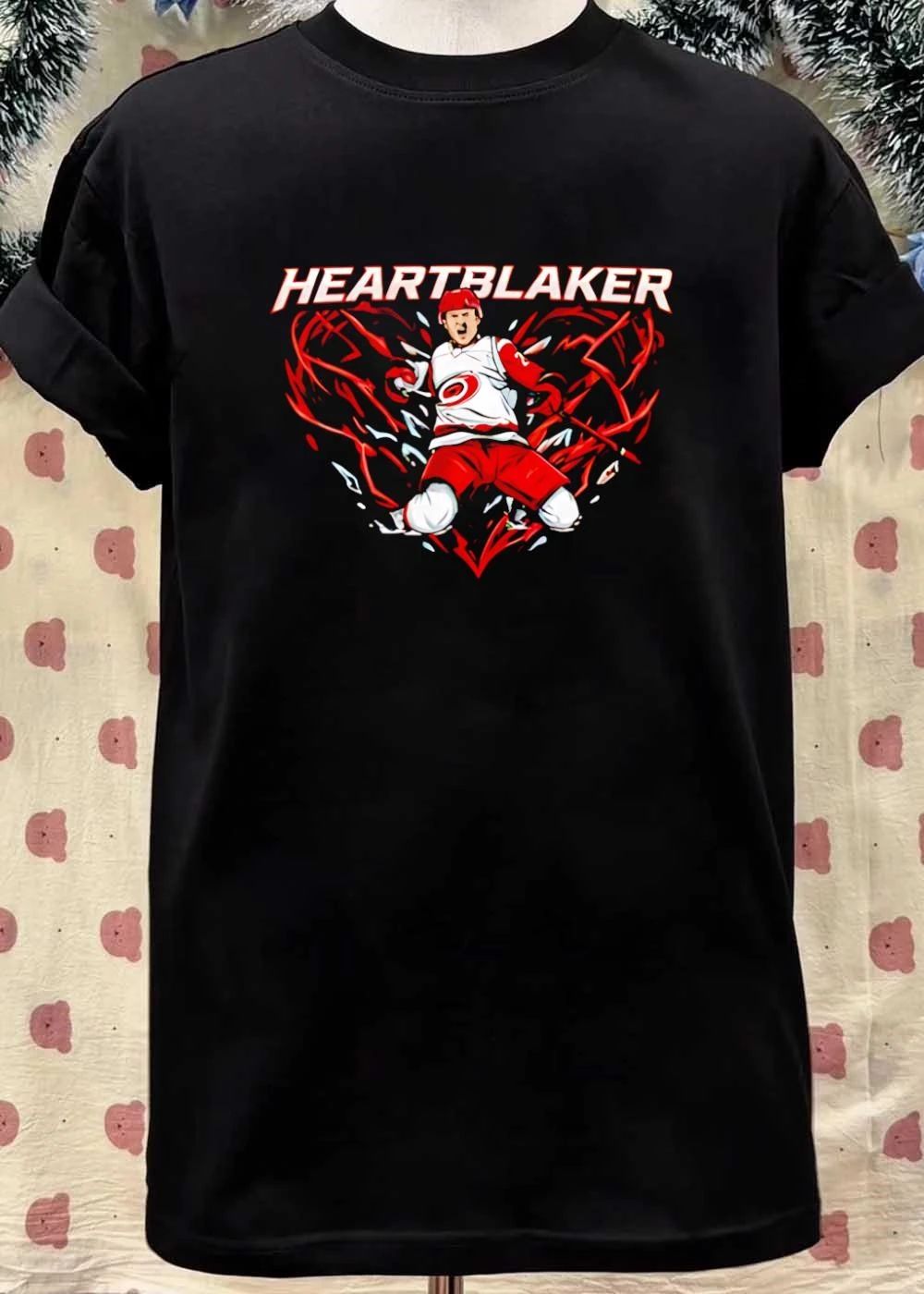 Carolina Hurricanes Hockey Fan Apparel Heartblaker Carolina Hurricanes T-Shirt