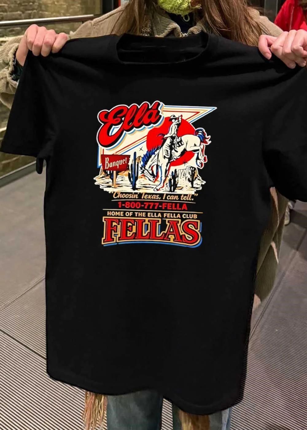Ella Fellas Choosin’ Texas Rodeo Cowboy T-Shirt