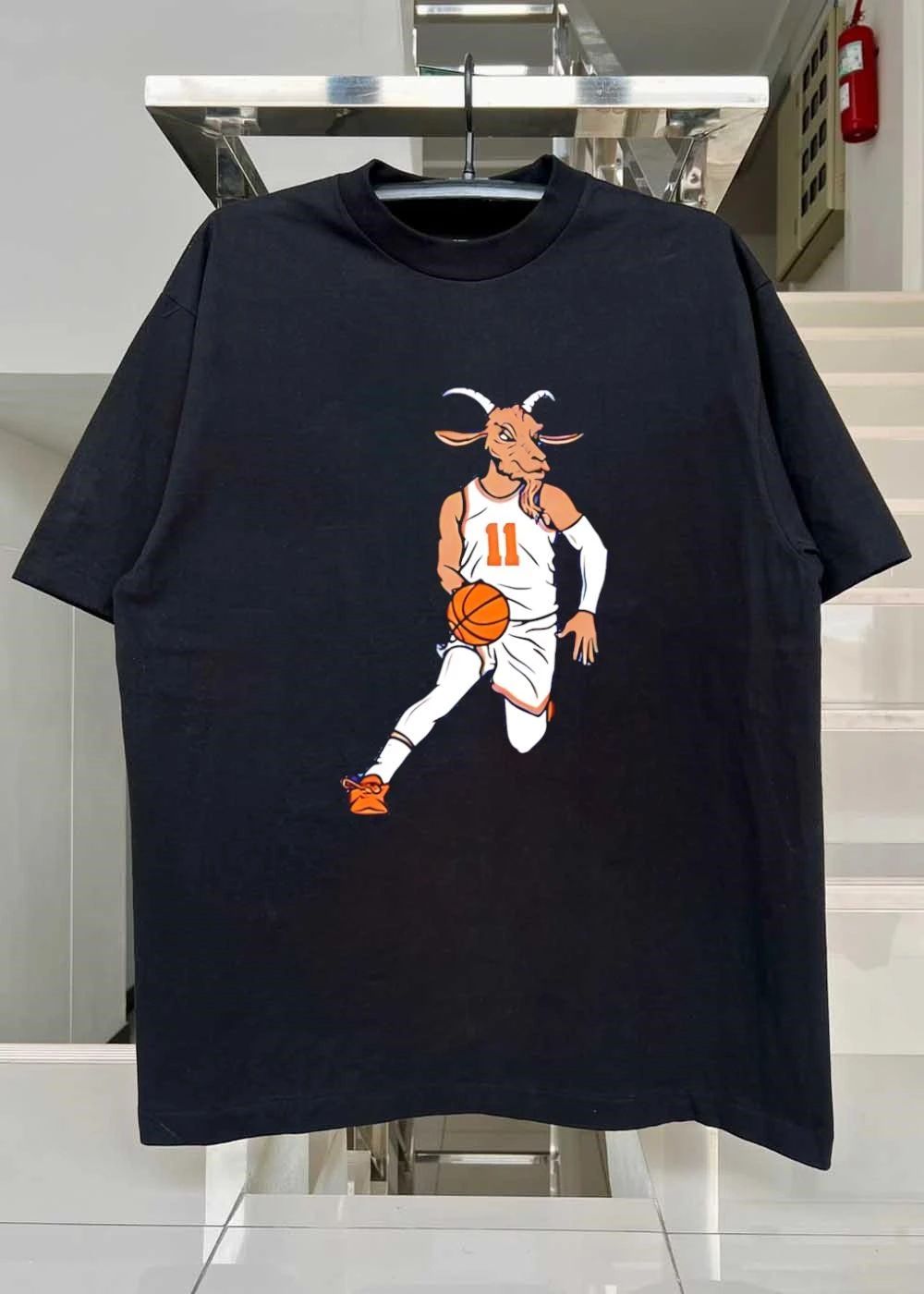 GOAT Basketball Player Dribbling 11 Shirt