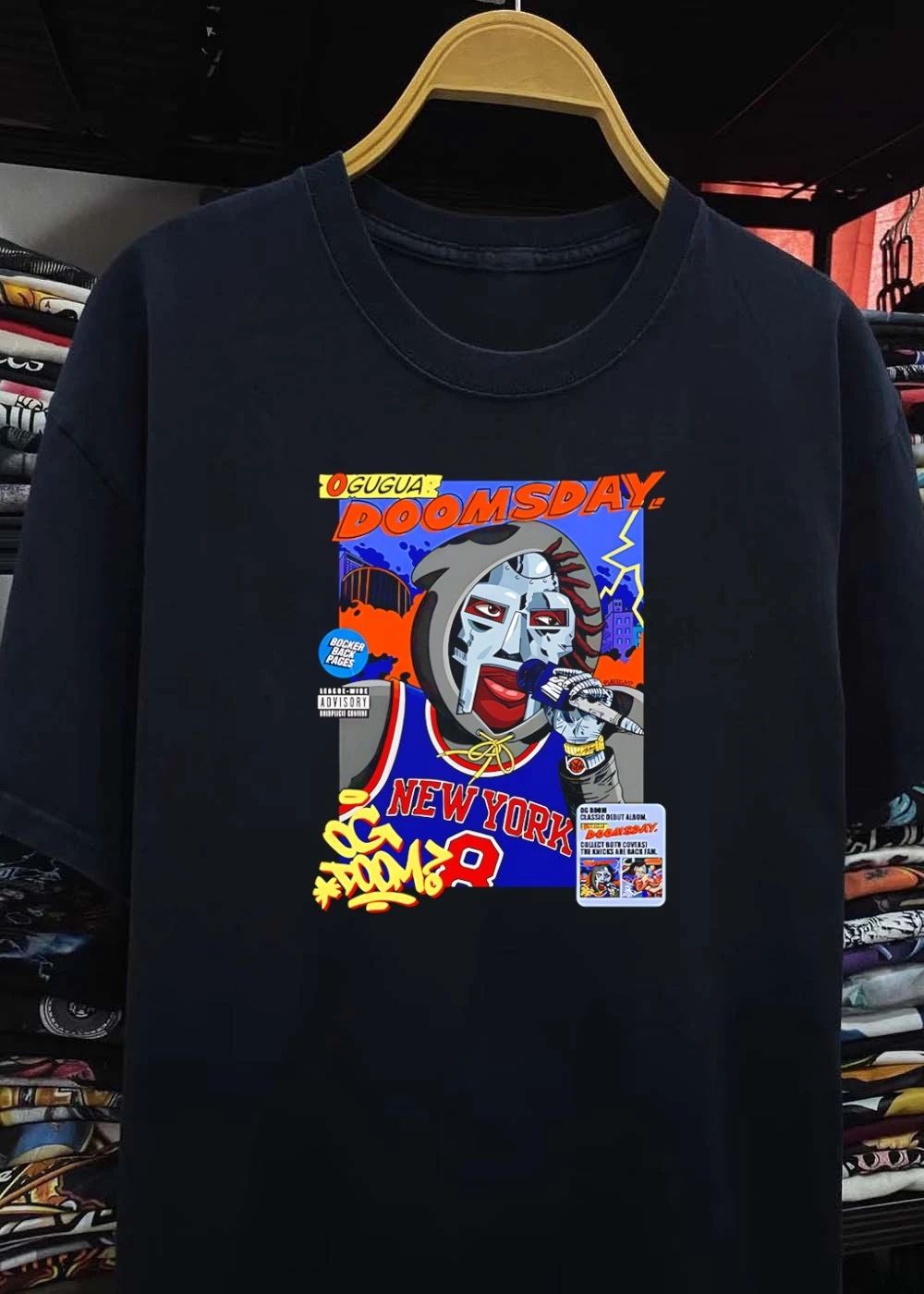Ogugua Doomsday New York Knick Explicit Content OG Doom Shirt