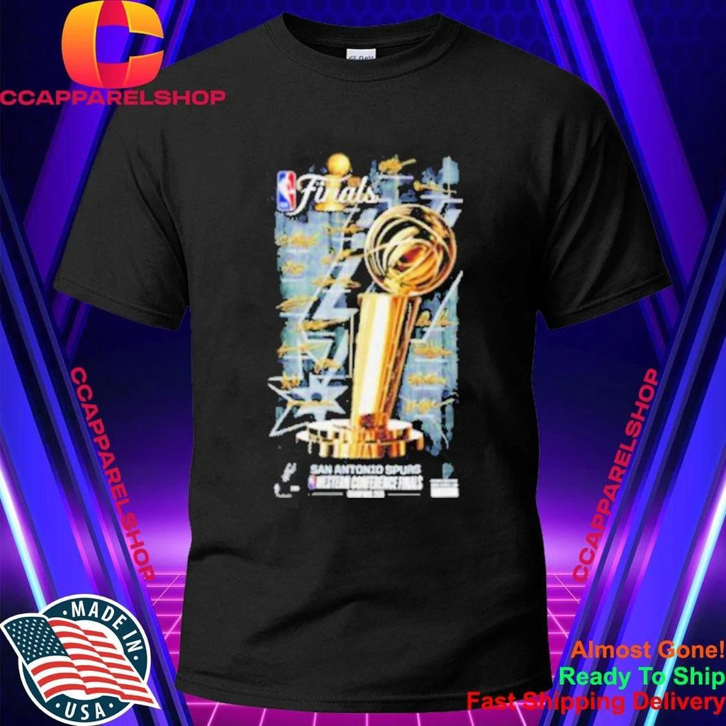 San Antonio Spurs 2026 Nba Western Conference Champions Player Signature Shirt