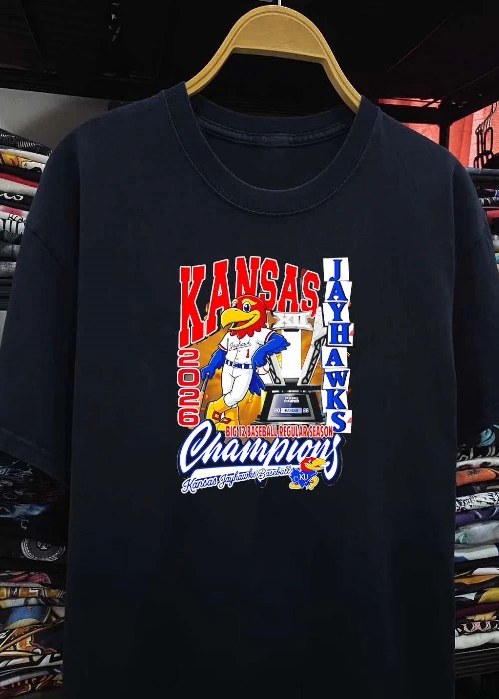Kansas Jayhawks 2026 Big 12 Baseball Regular Season Champions Kansas Jayhawks shirt
