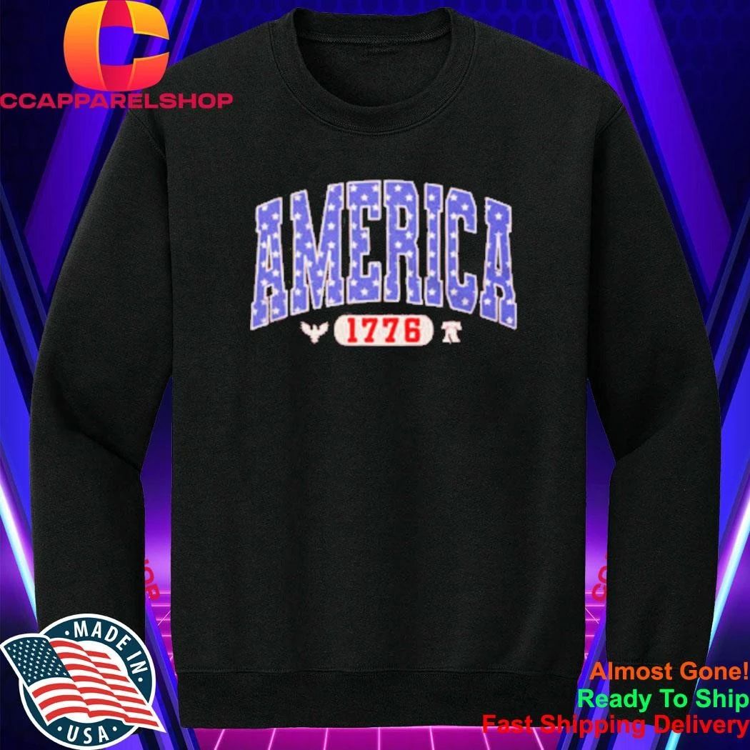 America 1776 Vintage Arch Patriotic Stars Shirt