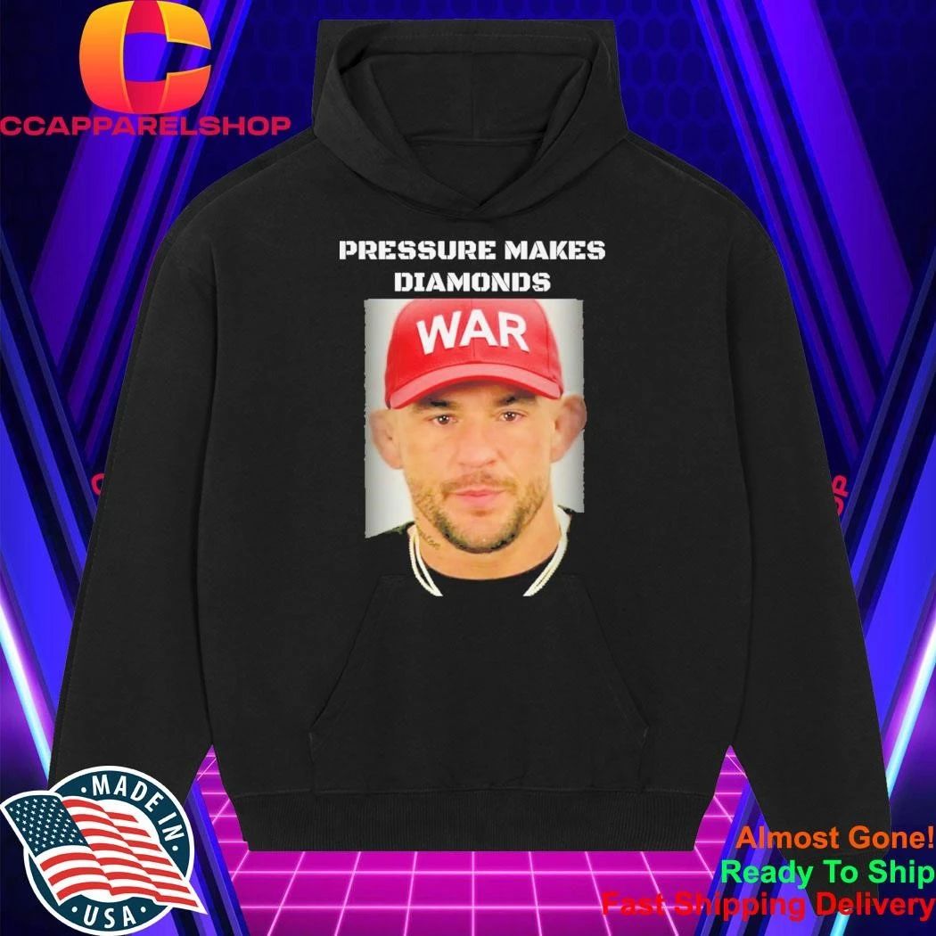 Dustin Poirier Mugshot Pressure Makes Diamonds Shirt