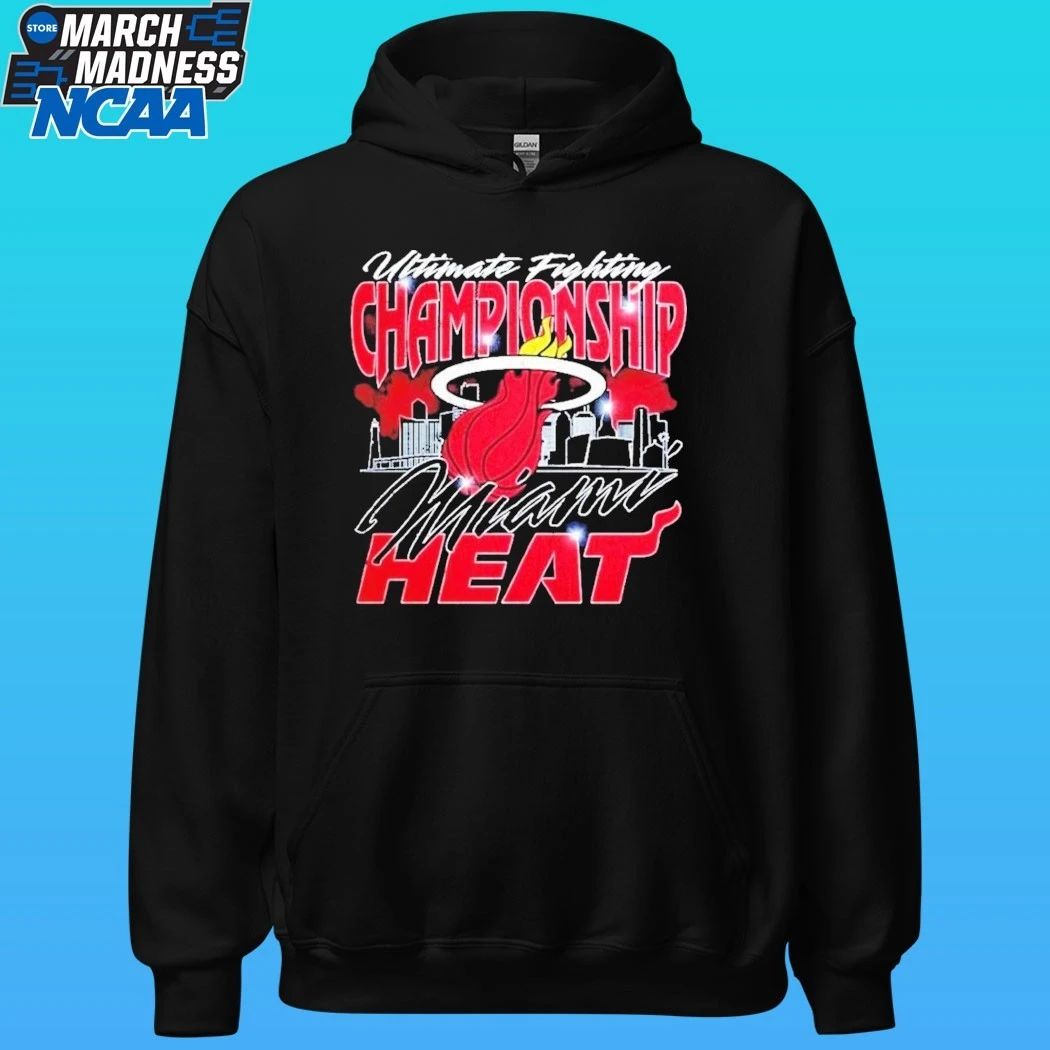 Ufc X Miami Heat Exclusive Event Merch Ufc 327 At Kaseya Center Shirt