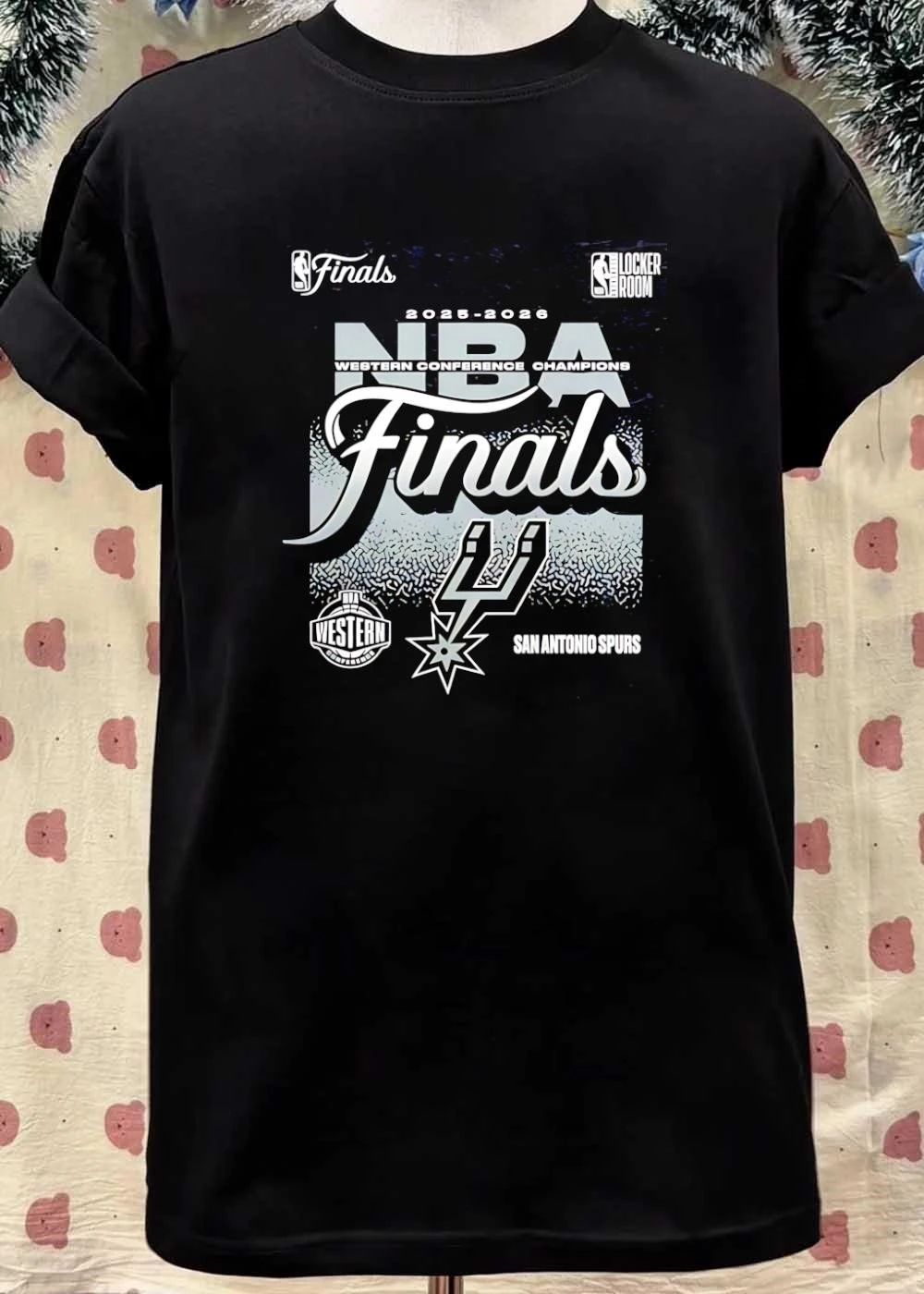 San Antonio Spurs 2025 2026 Western Conference Champions NBA Finals Finals 2025 20 shirt