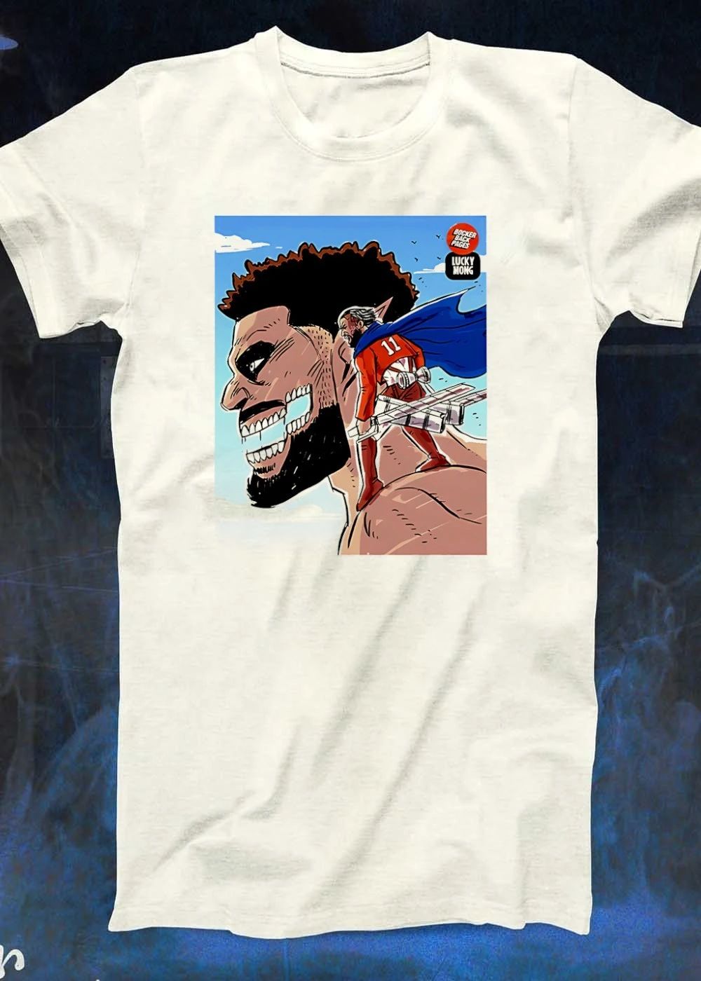 Lucky Mong Basketball Titan Character 11 Soccer Jersey T-Shirt