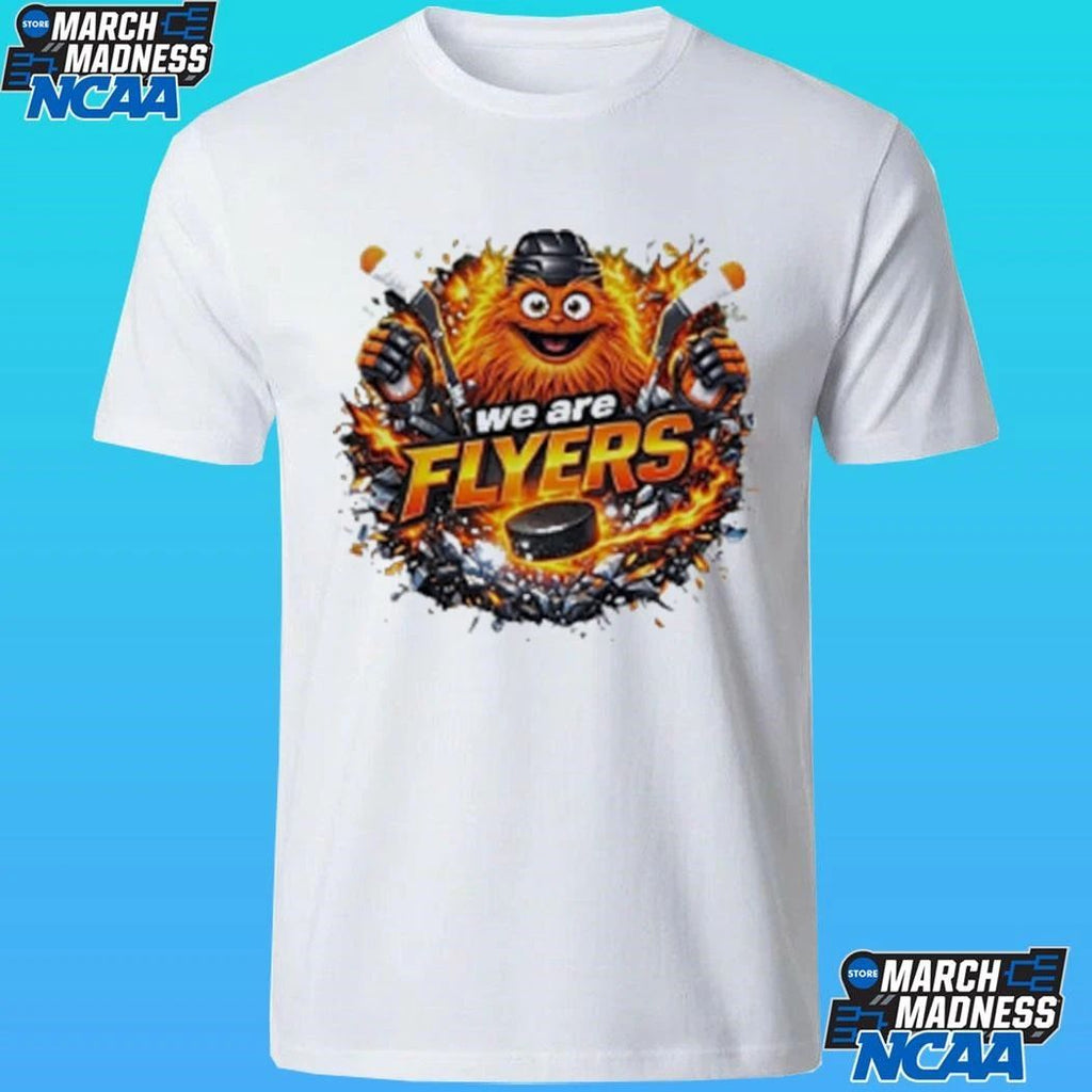 We Are Flyers Gritty Flyers Hockey Sport Team Mascot Nhl Shirt