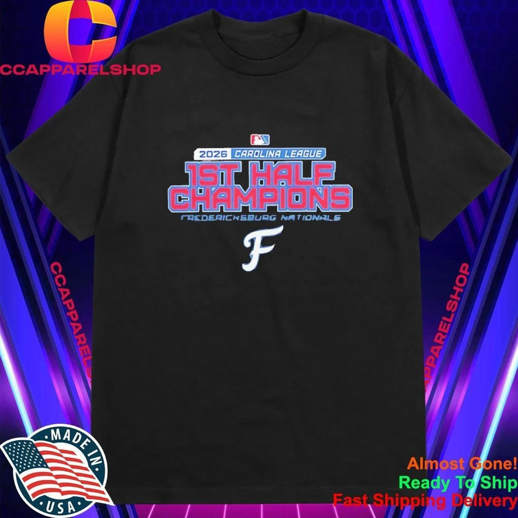 Fredericksburg Nationals First Half Champions 2026 Shirt