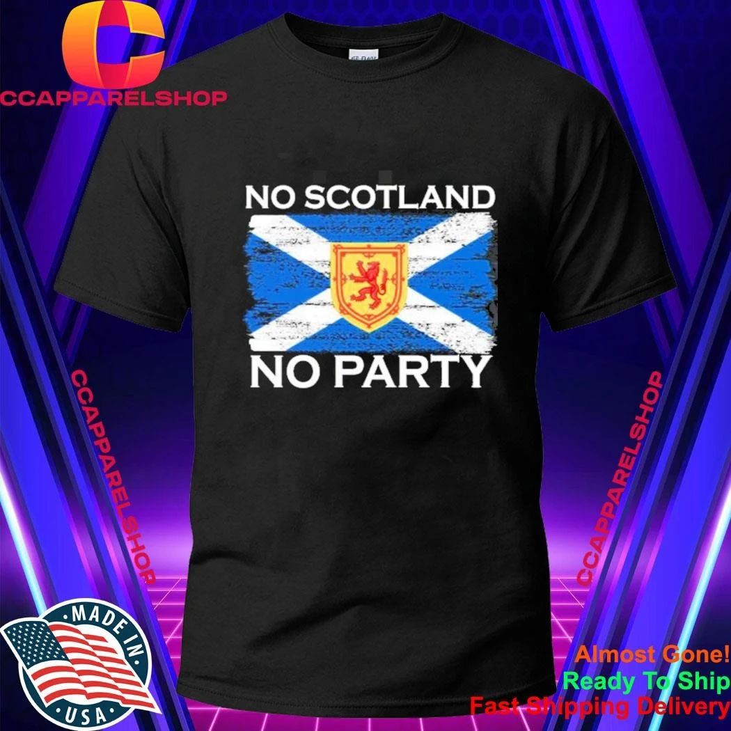 No Scotland No Party Flag Shirt