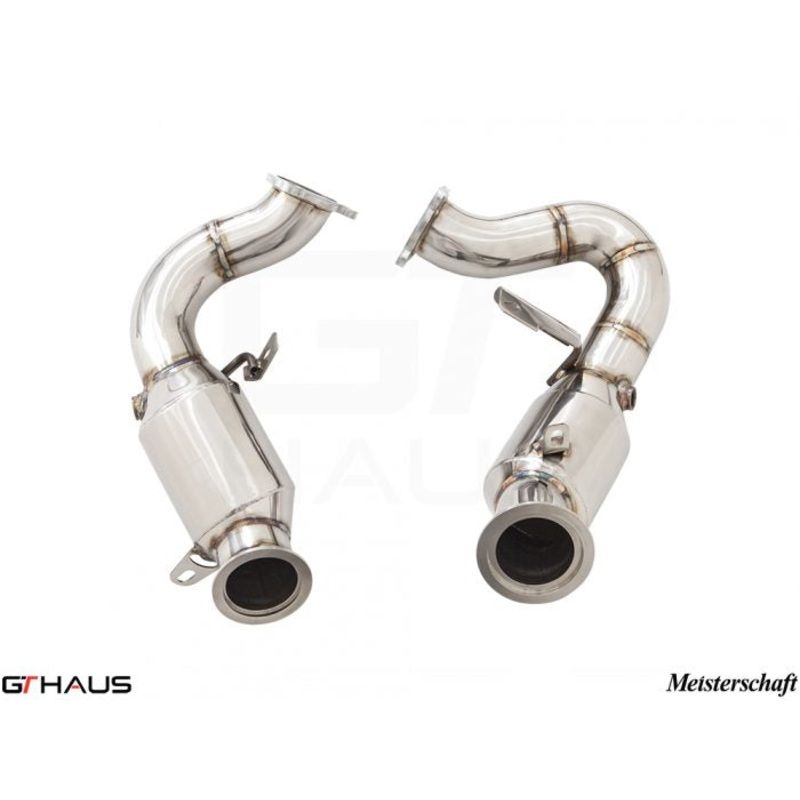 Porsche MACAN 2016+ Down Pipes OBD2 – 400 CEL Sport Cats