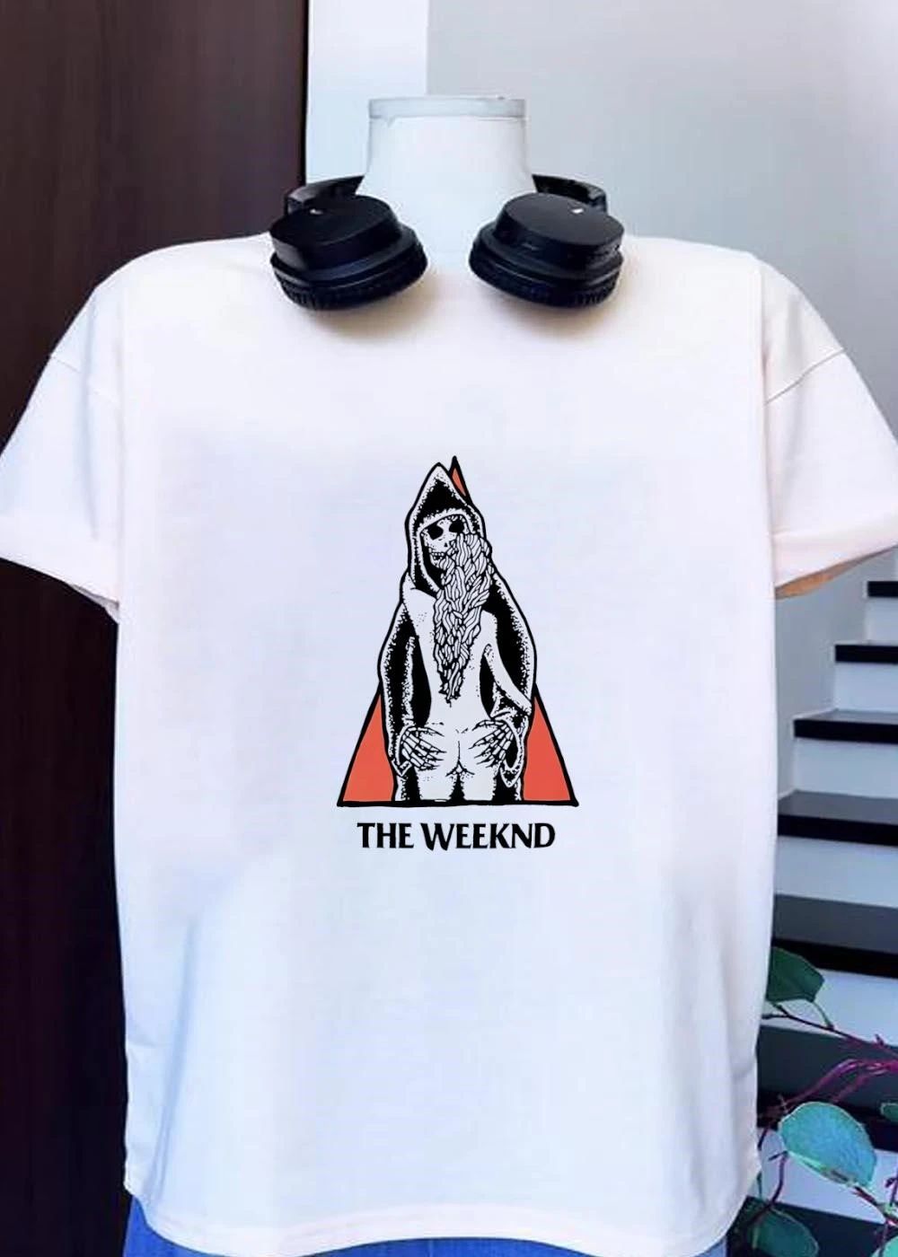 The Weeknd skeleton girl shirt