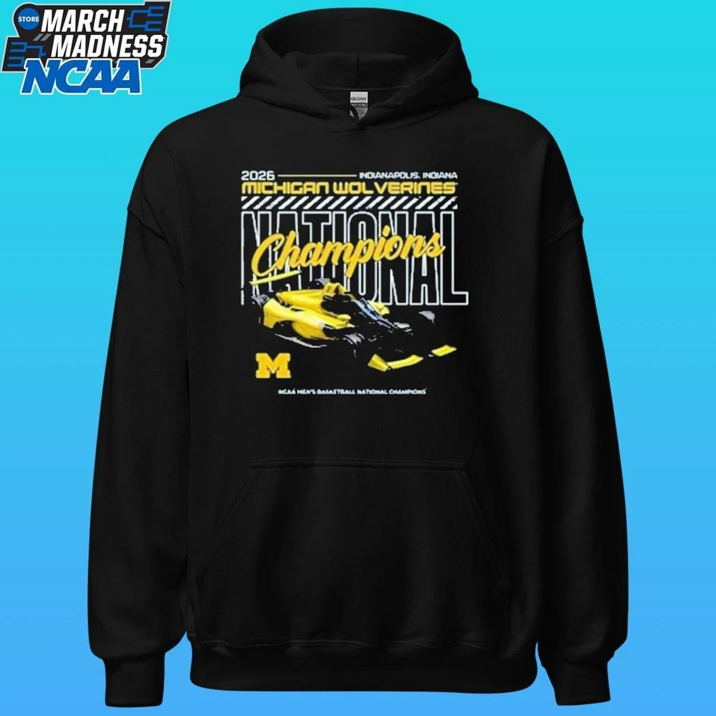 Michigan Wolverines Mbb National Champs 2026 Indy Shirt