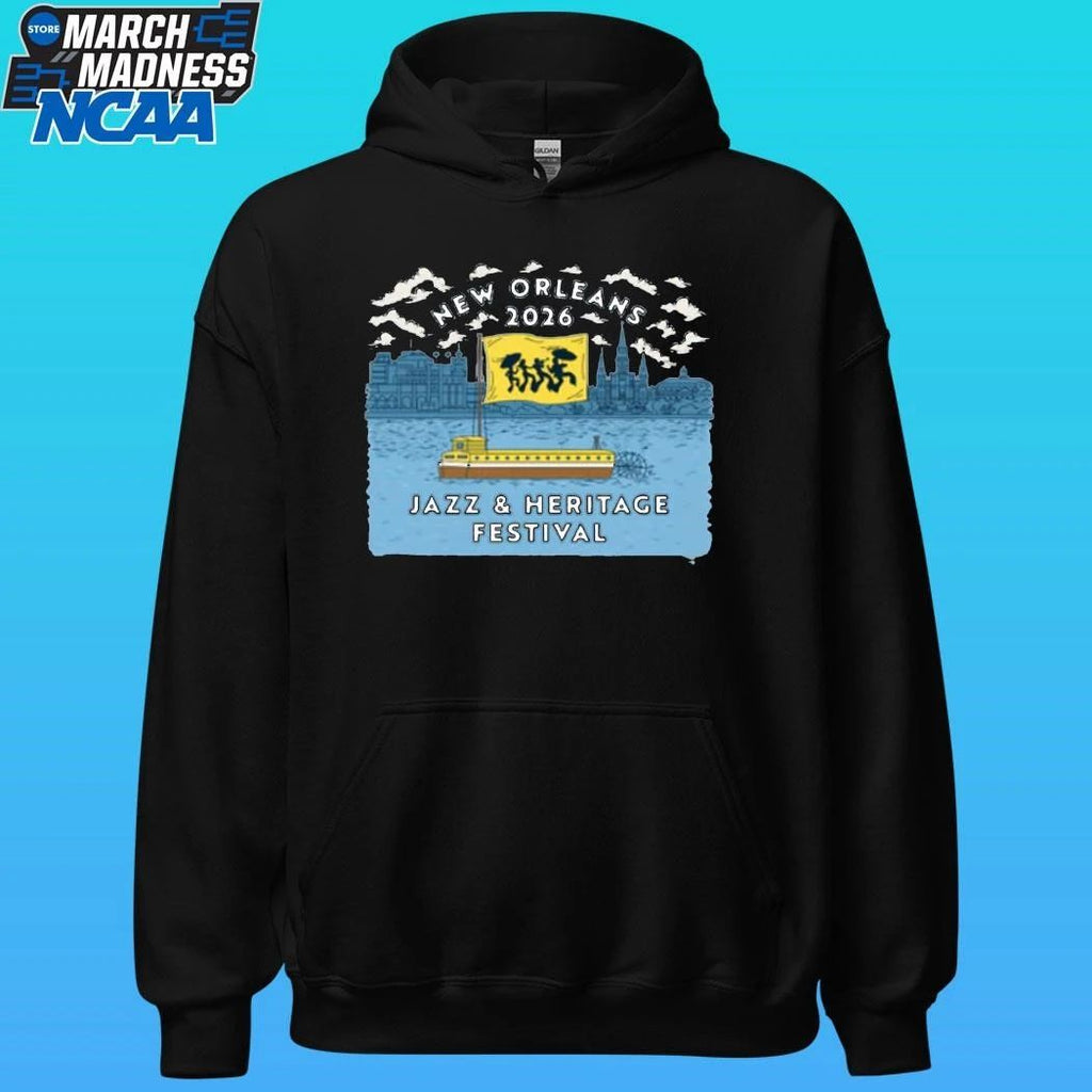 New Orleans Jazz And Heritage Festival Riverboat Blue 2026 Shirt