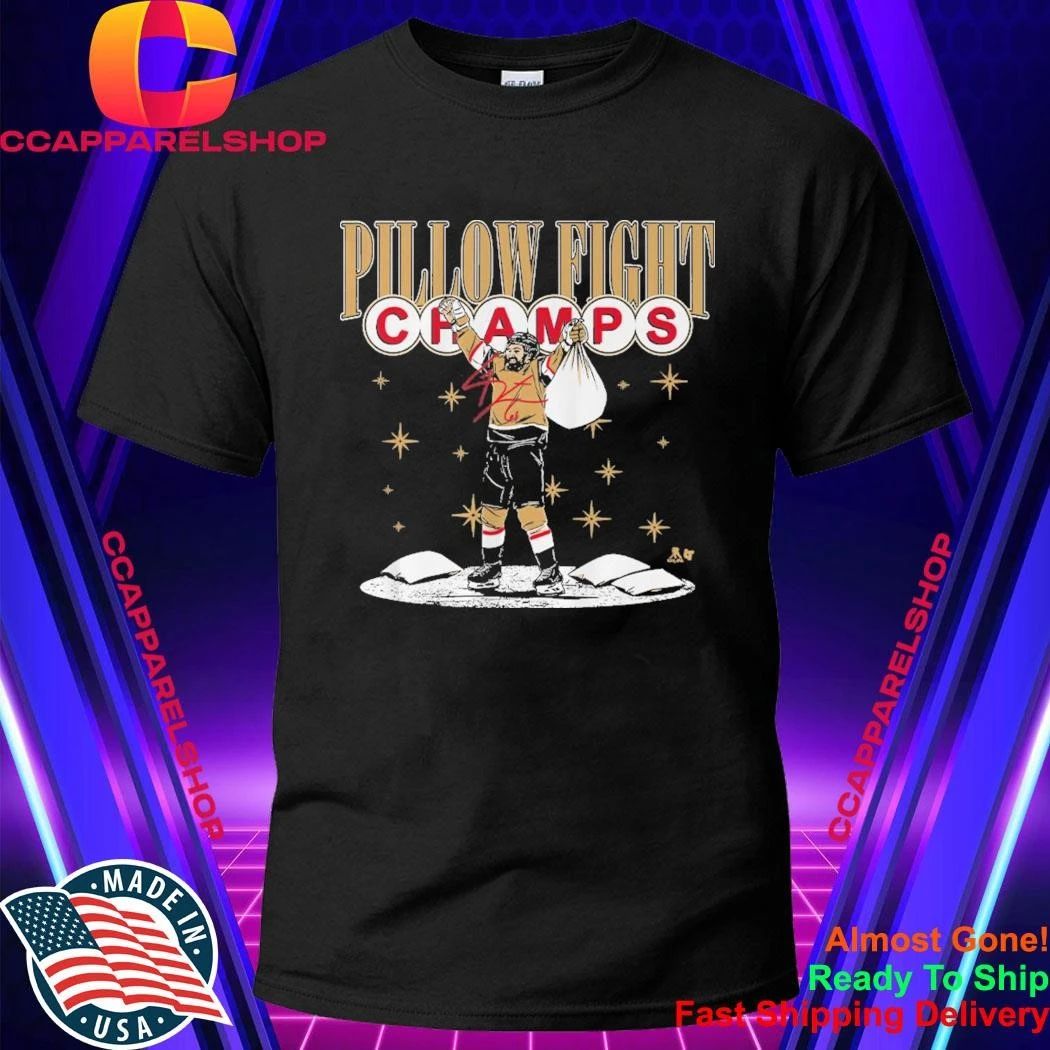 Vegas Golden Knights Hockey Pillow Fight Champs Signature Shirt