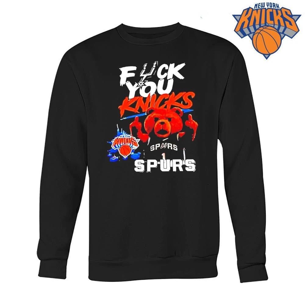 San Antonio Spurs Nba Finals 2026 Ted Bear Fuck You Knicks Shirt