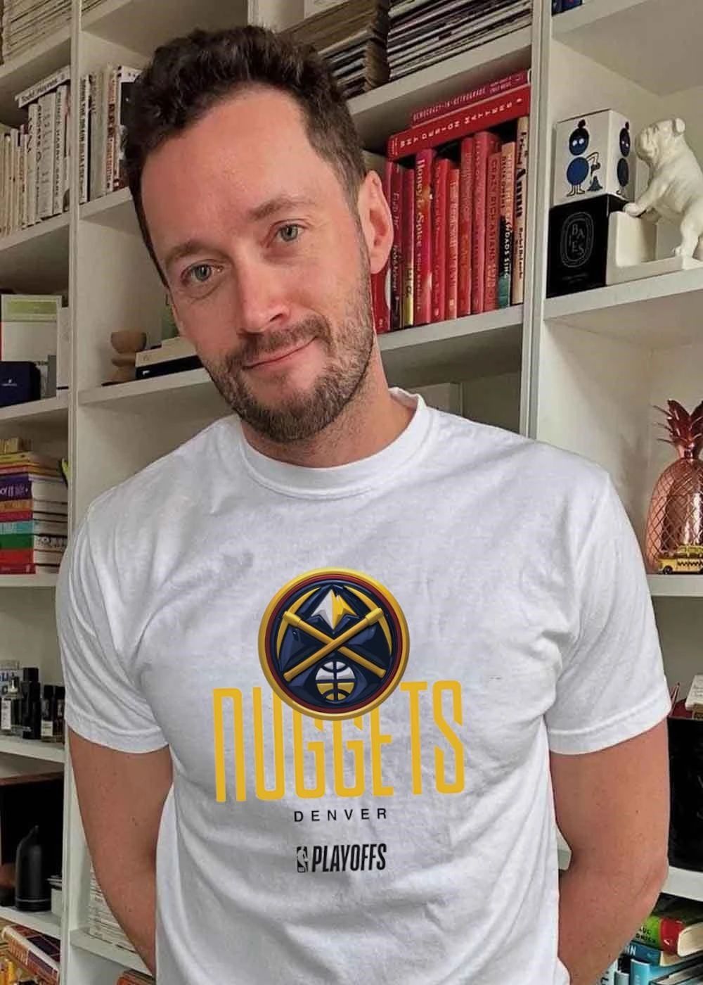 Denver Nuggets NBA Playoffs Logo T-Shirt