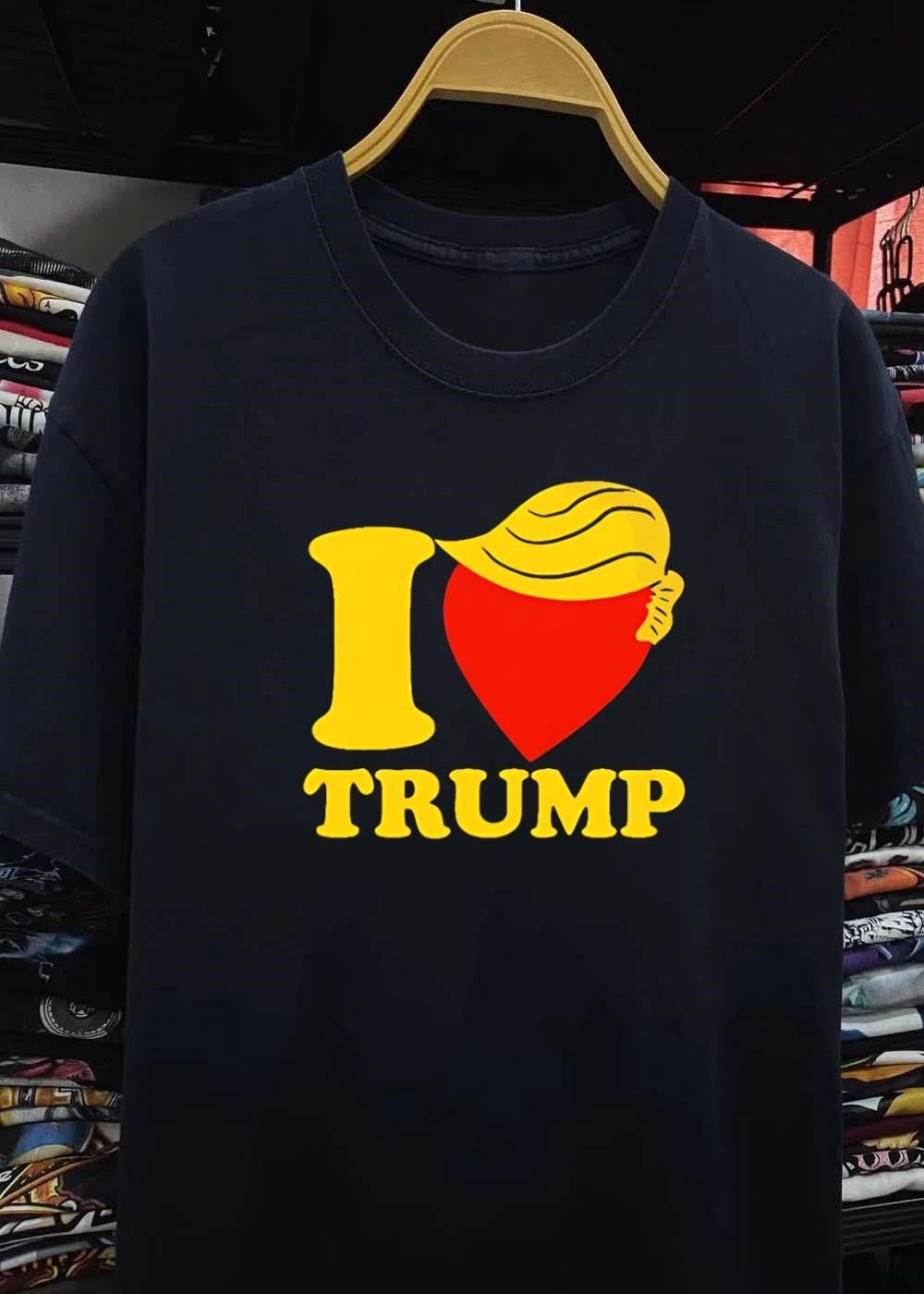 I Love Trump Hairstyle Political Graphic shirt